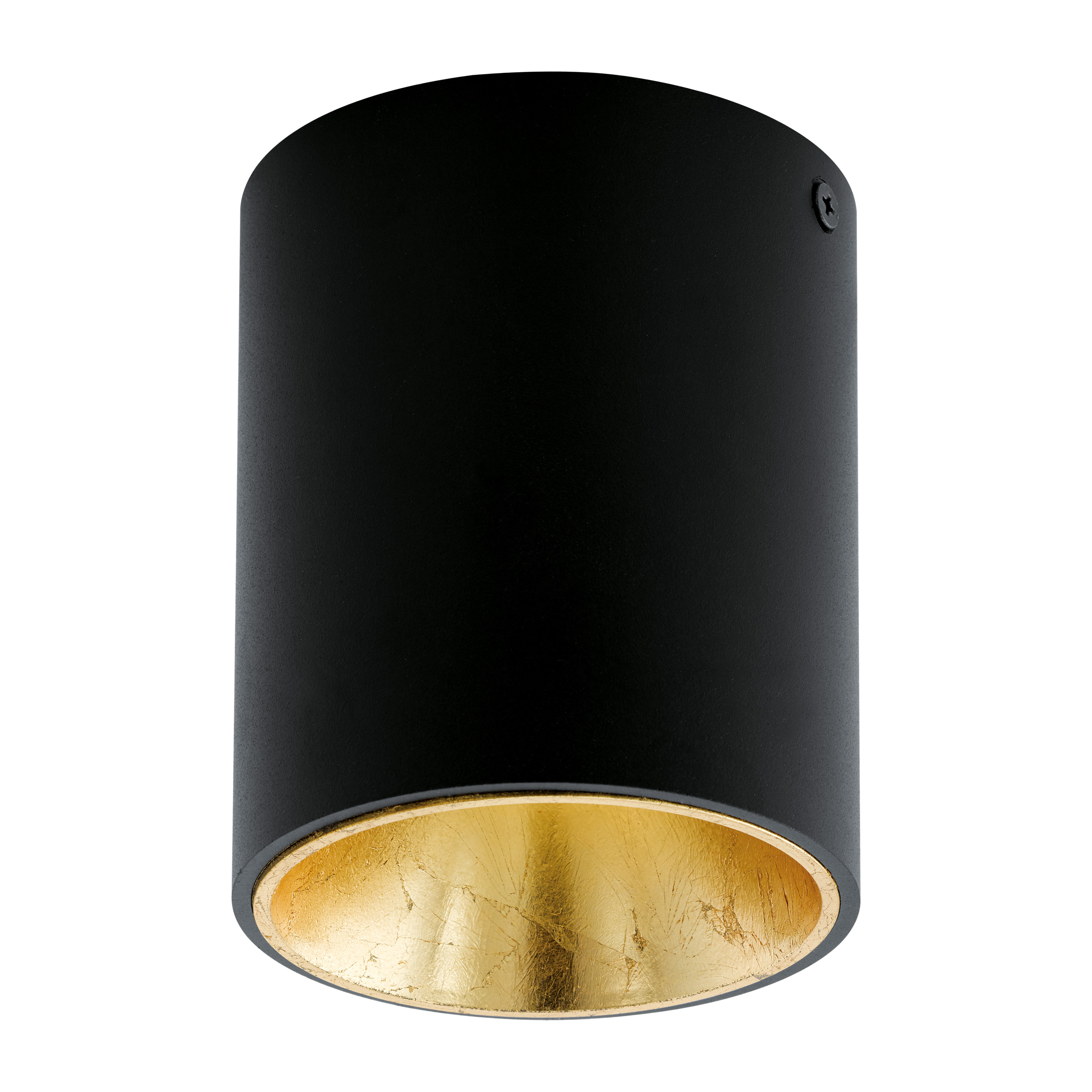 gold Ø: 10 cm Material: Aluminium 1 flammige Deckenlampe EGLO LED Deckenleuchte Polasso Kunststoff Farbe: Weiß