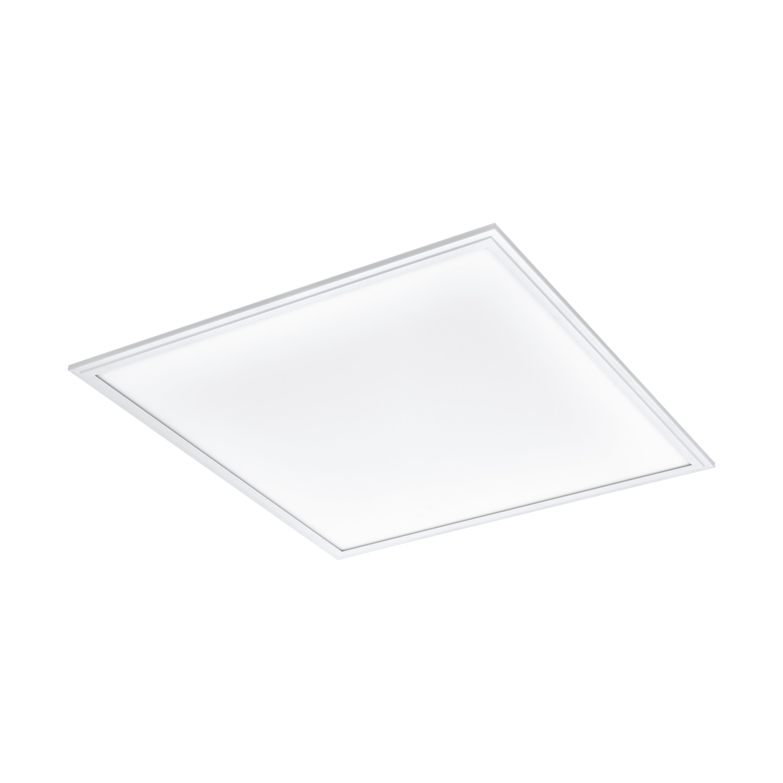 RGB panneau LED avec télécommande blanc chaud – froid lampe de plafond graduable en aluminium noir et plastique blanc EGLO Luminaire plafonnier Salobrena-C 120 cm 