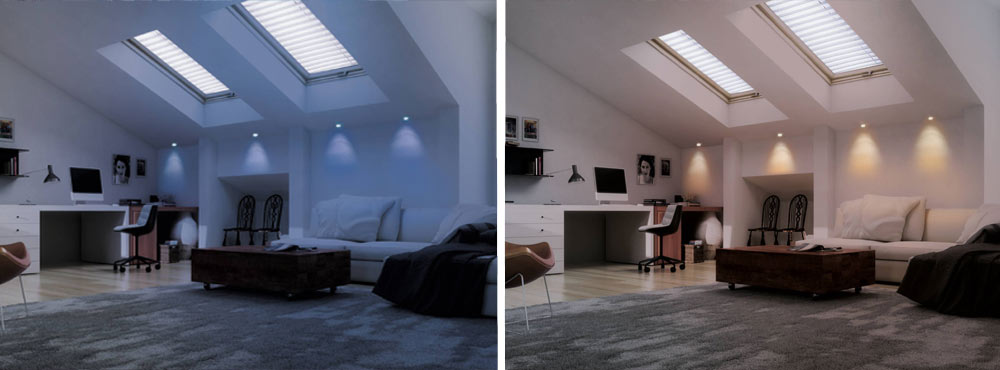 EGLO Connect Plafonnier LED SALOBRENA-C Luminaire Effet Ciel Étoilé en Aluminium et Plastique Dimmable Lampe de Plafond Smart Home 120 X 30 Cm Tons Blancs et Couleurs Réglables 