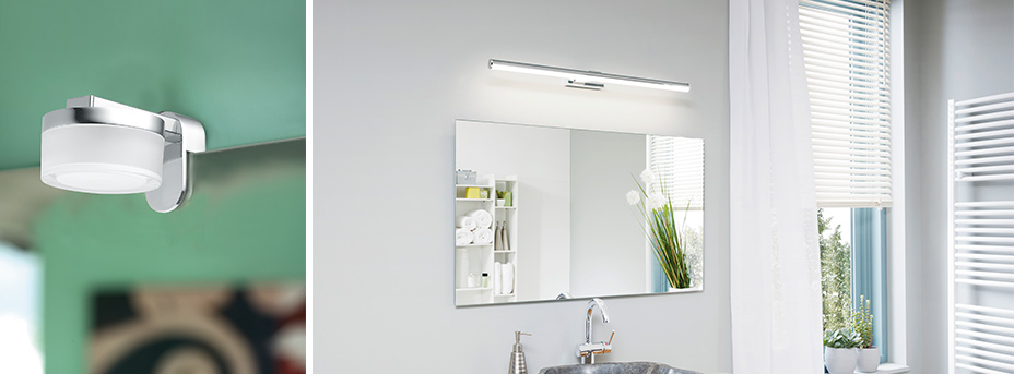 ABMOS Moderne Vanity lumières Miroir déclairage Avant Miroir Salle de Bains Lampes Chaud/Blanc LED Bathroom Wall Lumière Cabinet Lumière Salle de Bain Lampe 