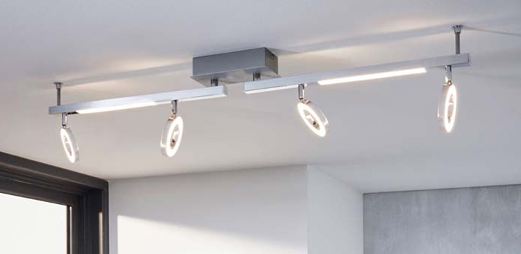 Eglo 89601 Calvi Spotlight plafond éclairage lumière Rail Barre Spot 3x50w gu10