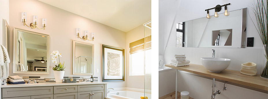 Vanity Lights Discover Now Eglo, How To Place Bathroom Vanity Lights On