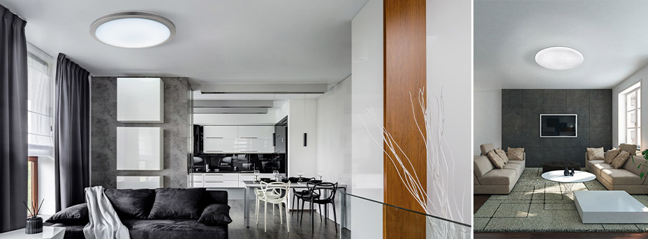 EGLO Eglo Saut Indoor 5.4 W Chrome – Ceiling Lighting Living room, Indoor, chrome... 